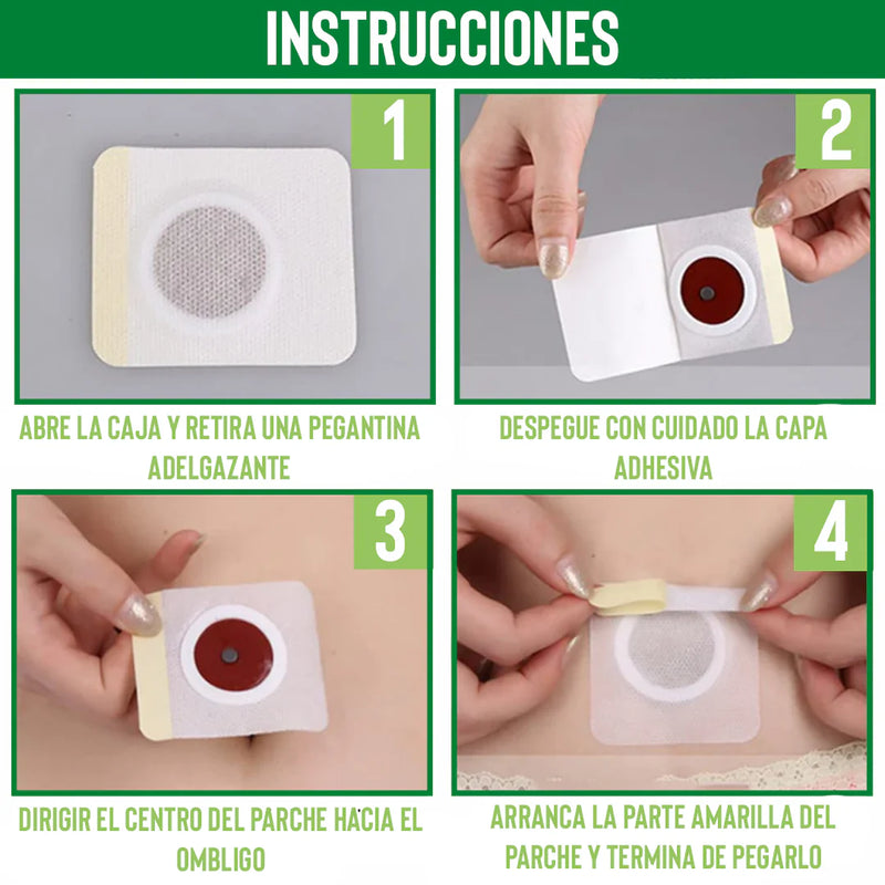 30 Slim Patch Baja De Peso Sin Rebote